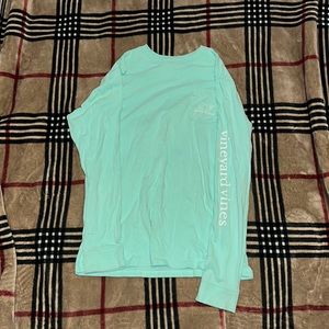 Vineyard vines mint green Long sleeve Tee